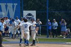 Baseball vs Babson  Wheaton College Baseball vs Babson during Championship game of the NEWMAC Championship hosted by Wheaton. - (Photo by Keith Nordstrom) : Wheaton, baseball, NEWMAC